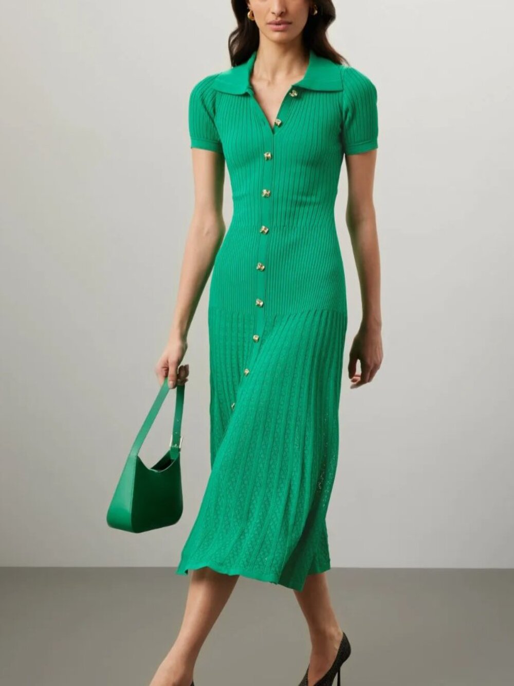 Sandro Lorel Dress Size 40 US 8 MSRP $428 - Picture 3 of 11